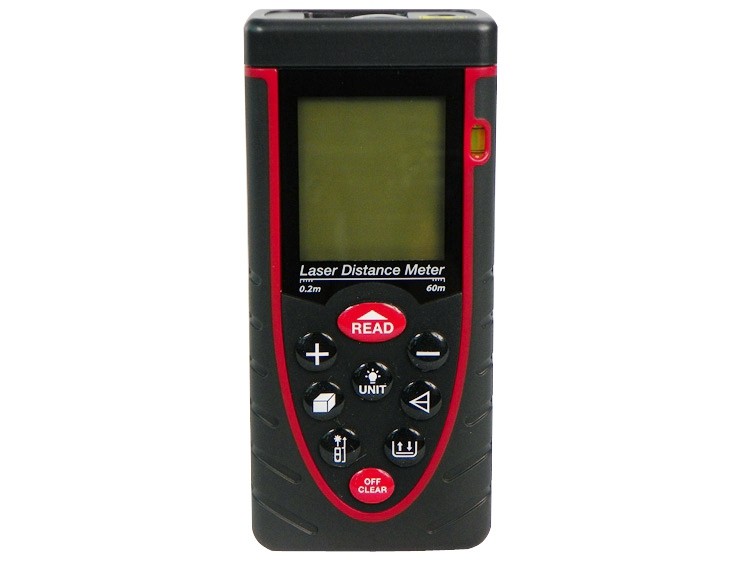 TeKit 60M hand-held High Precision Laser Distance Meter Measurer Diastimeter(0.2m-60m)