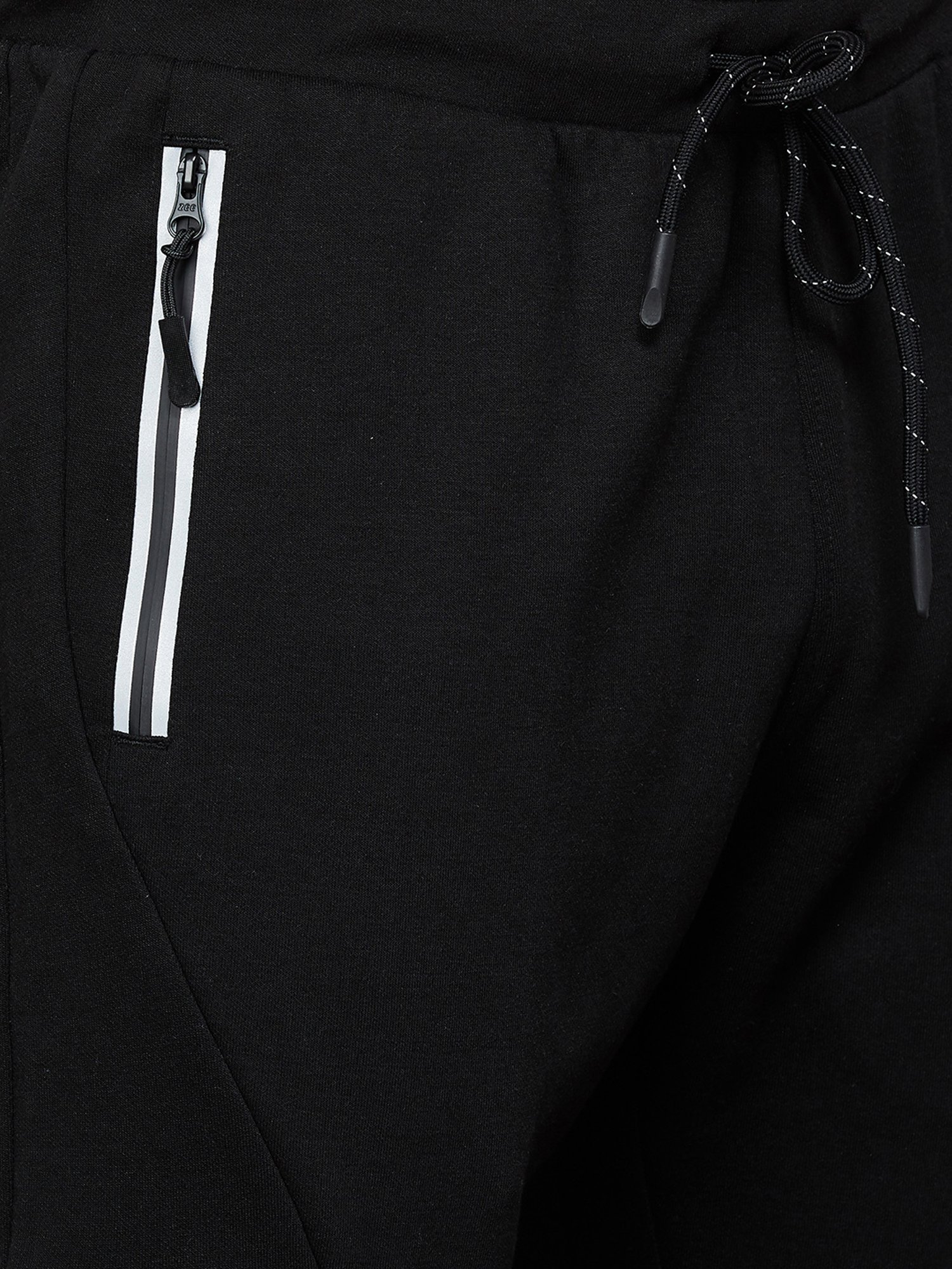 Parx Black Jogger Fit Joggers