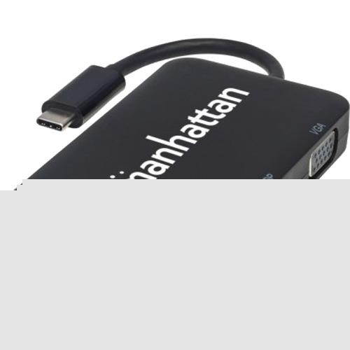 Manhattan 152600 Usb-C 4-In-1 Audio/Video Converter