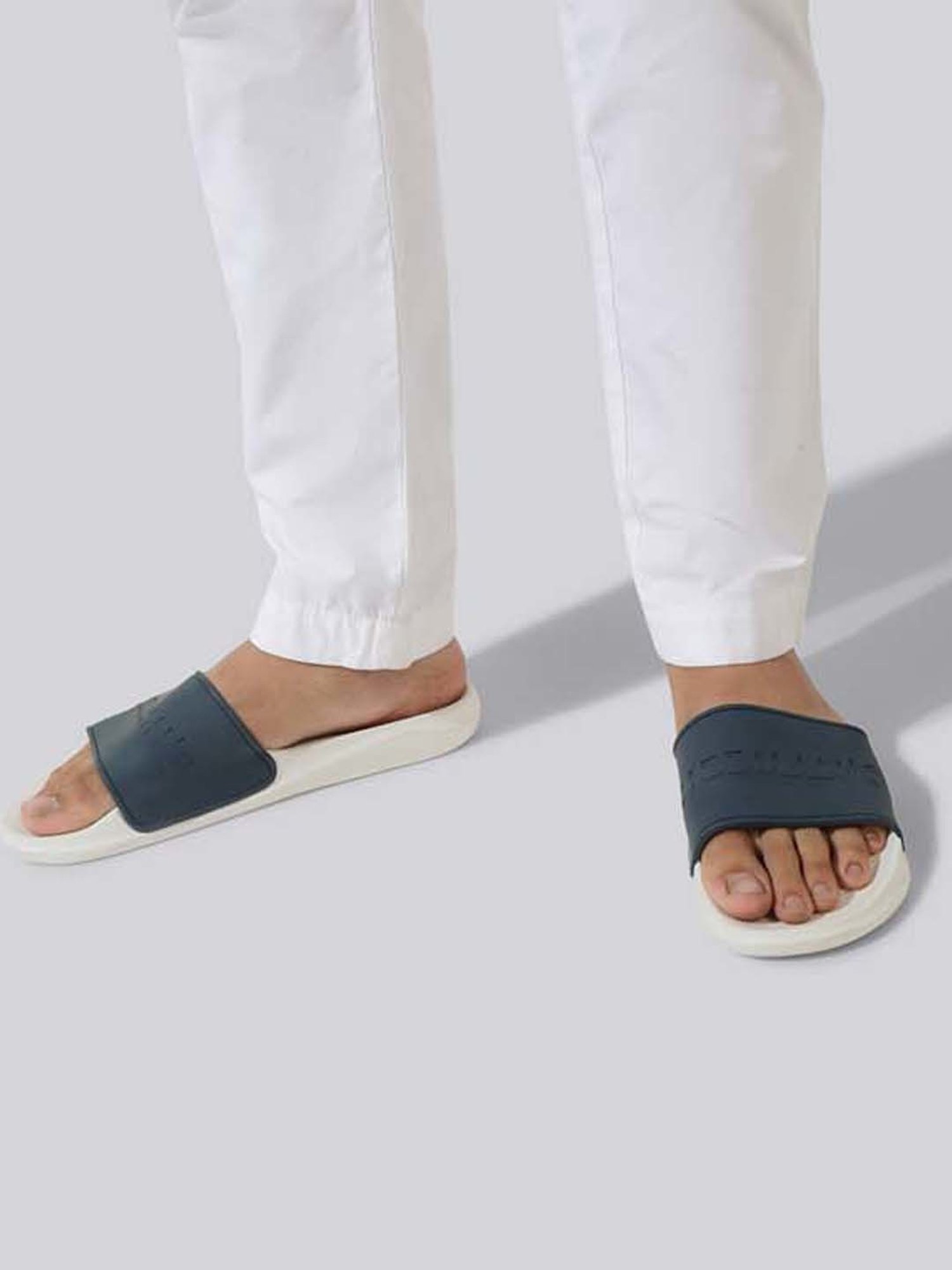 Neemans Men's Blue Slides