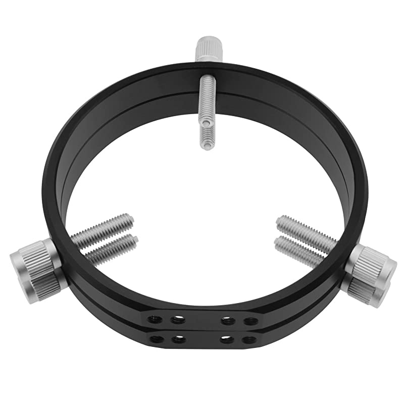 Adjustable Guiding Scope Rings 127 mm Inside Diameter (Pair) - for Telescope Tube Diameter or Finders 70 to 120mm