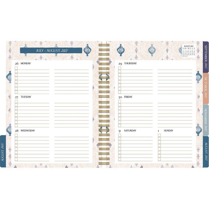 2021-22 17 Month Agenda Planner 9.5" x 11" Patina Vie - Wells St. by Lang