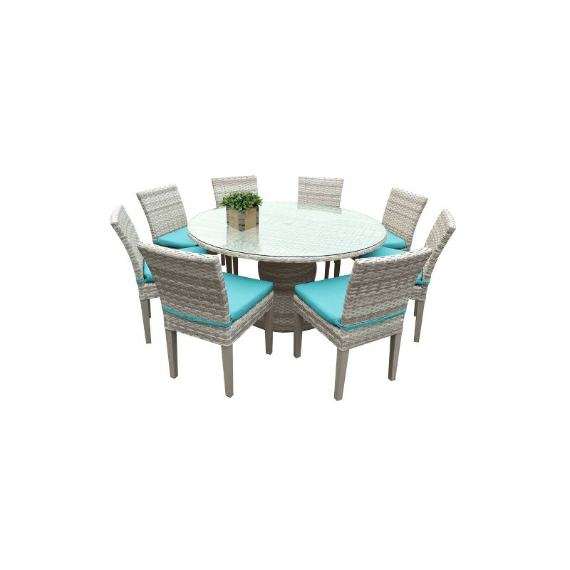 Fairmont 9pc Patio Dining Set - Aruba - TK Classics