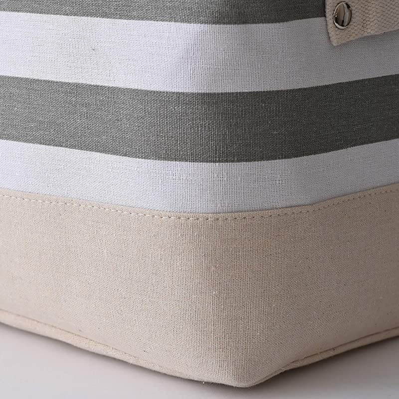 Storage Baskets 3Pack Dog Toy Baskets with Handles Storage Bins Set Works As Baby Storage Toy Storage Nursery Baskets Lattice 157L&times;118W&times;83H inch