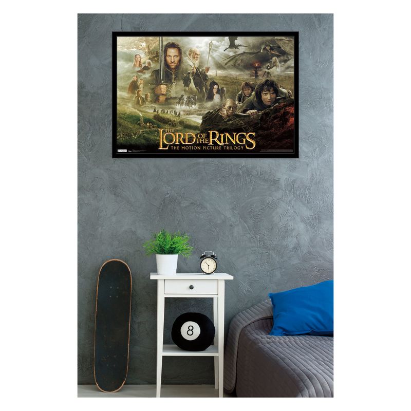 Lord Of The Rings - Trilogy Framed Poster Trends International