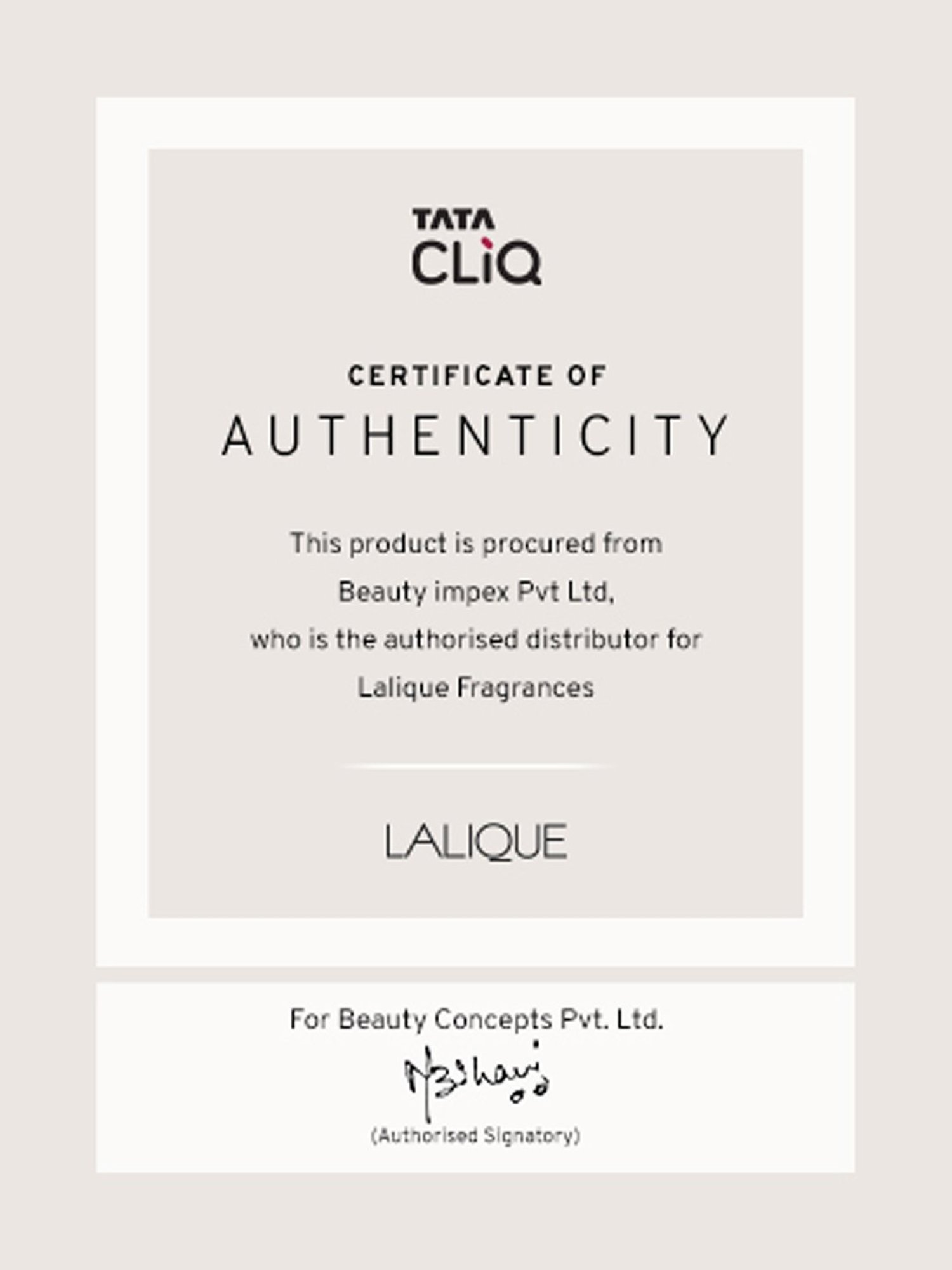 Lalique L'Amour Eau de Parfum for Women - 100 ml