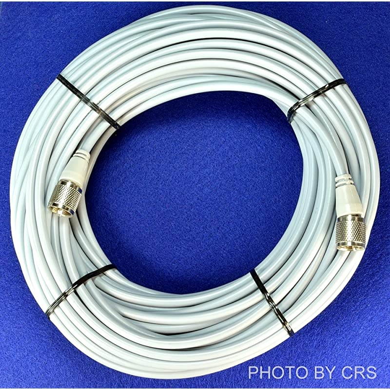 100 ft RG8X Coax Cable for CB/Ham Radio w/ PL259 Connectors -  8X-100-PL-PL