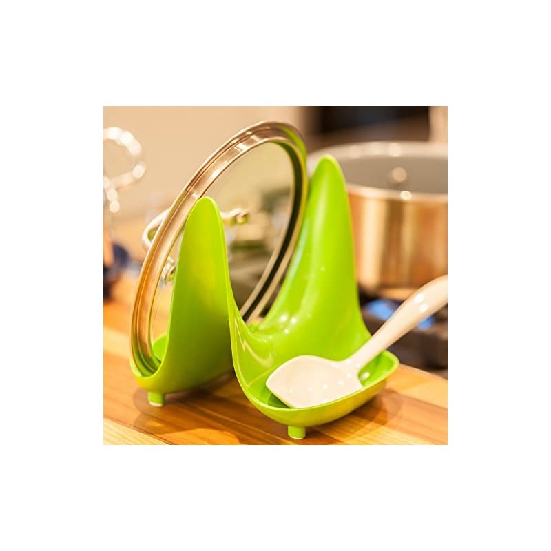 Pot Lid Stand, Large, Red