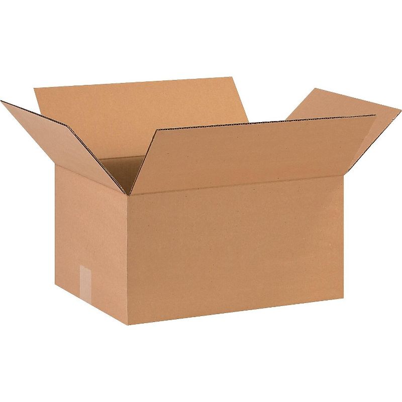The Packaging Wholesalers 16" x 12" x 7" Shipping Boxes, 32 ECT, Brown, 25/Bundle (16127) BS161207