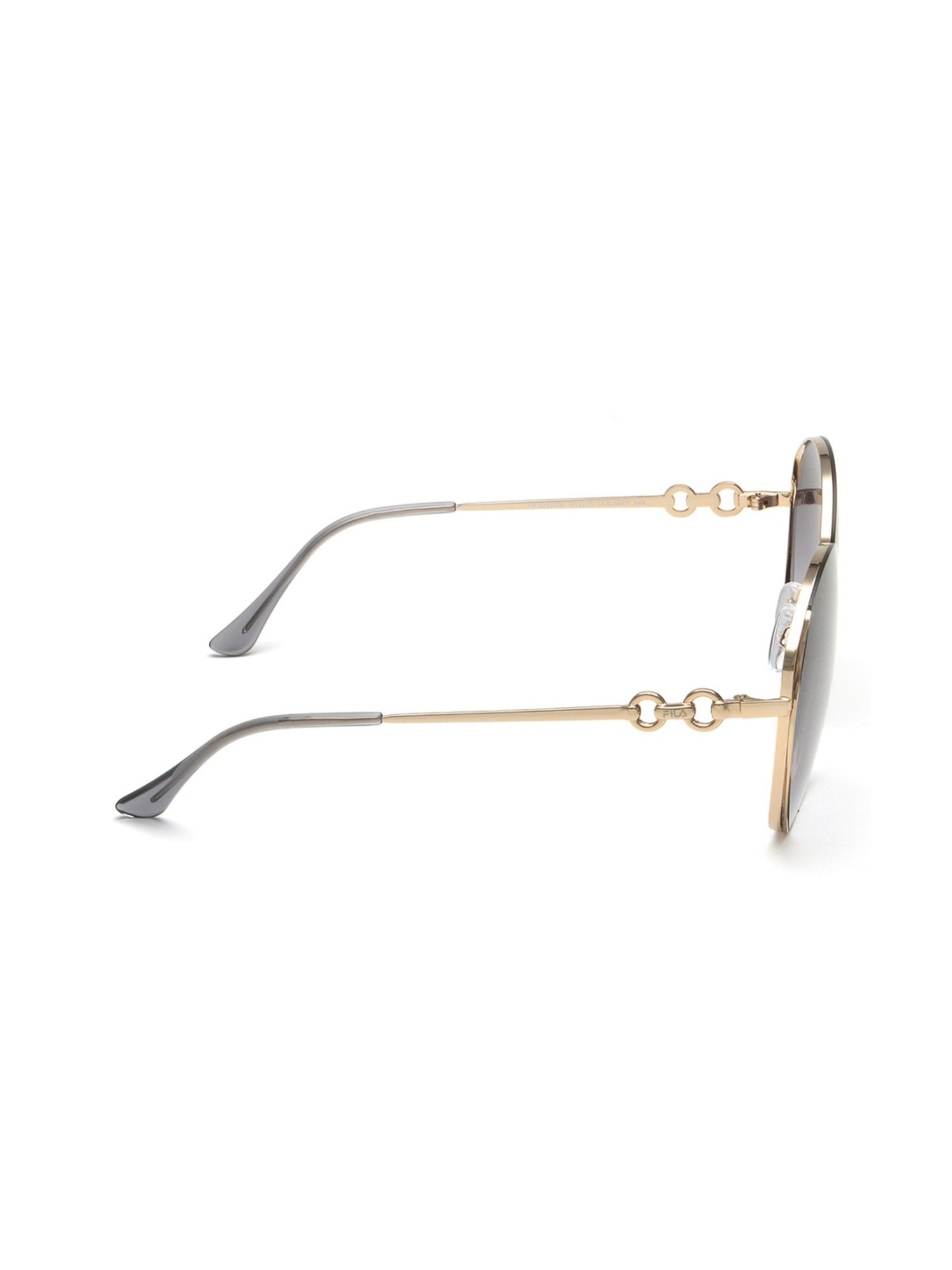 Fila Grey Oval Sunglasses for Women