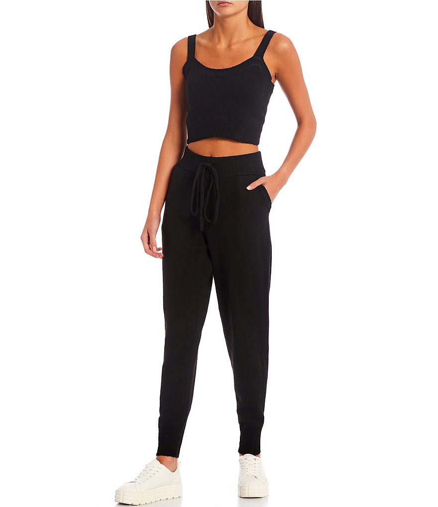 GB Coordinating Sweater Tank Crop Top