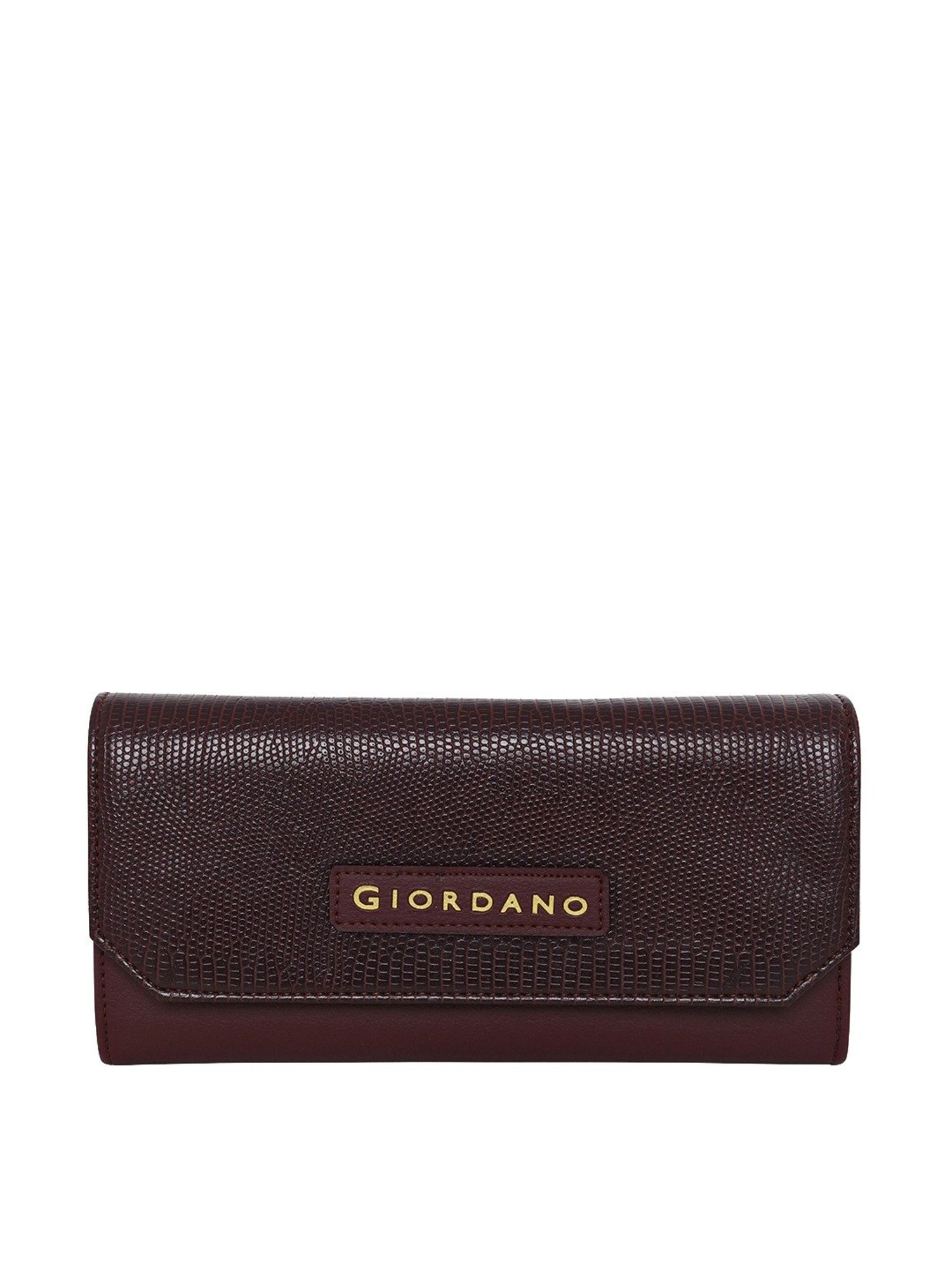 Giordano Brown Solid Wallet for Women