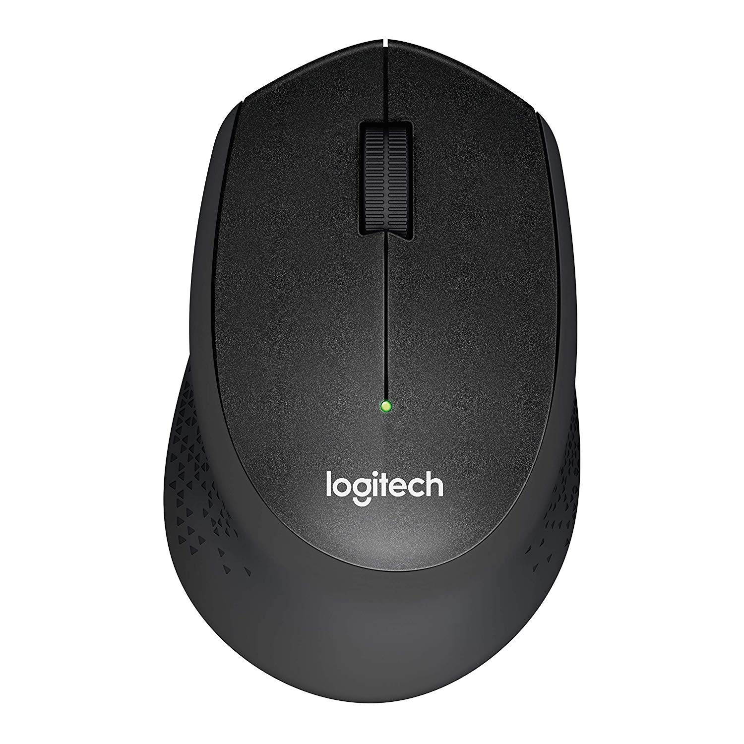 Logitech M330 Wireless Mouse Silent Mouse with 2.4GHz USB 1000DPI Optical Mouse for Office Home black