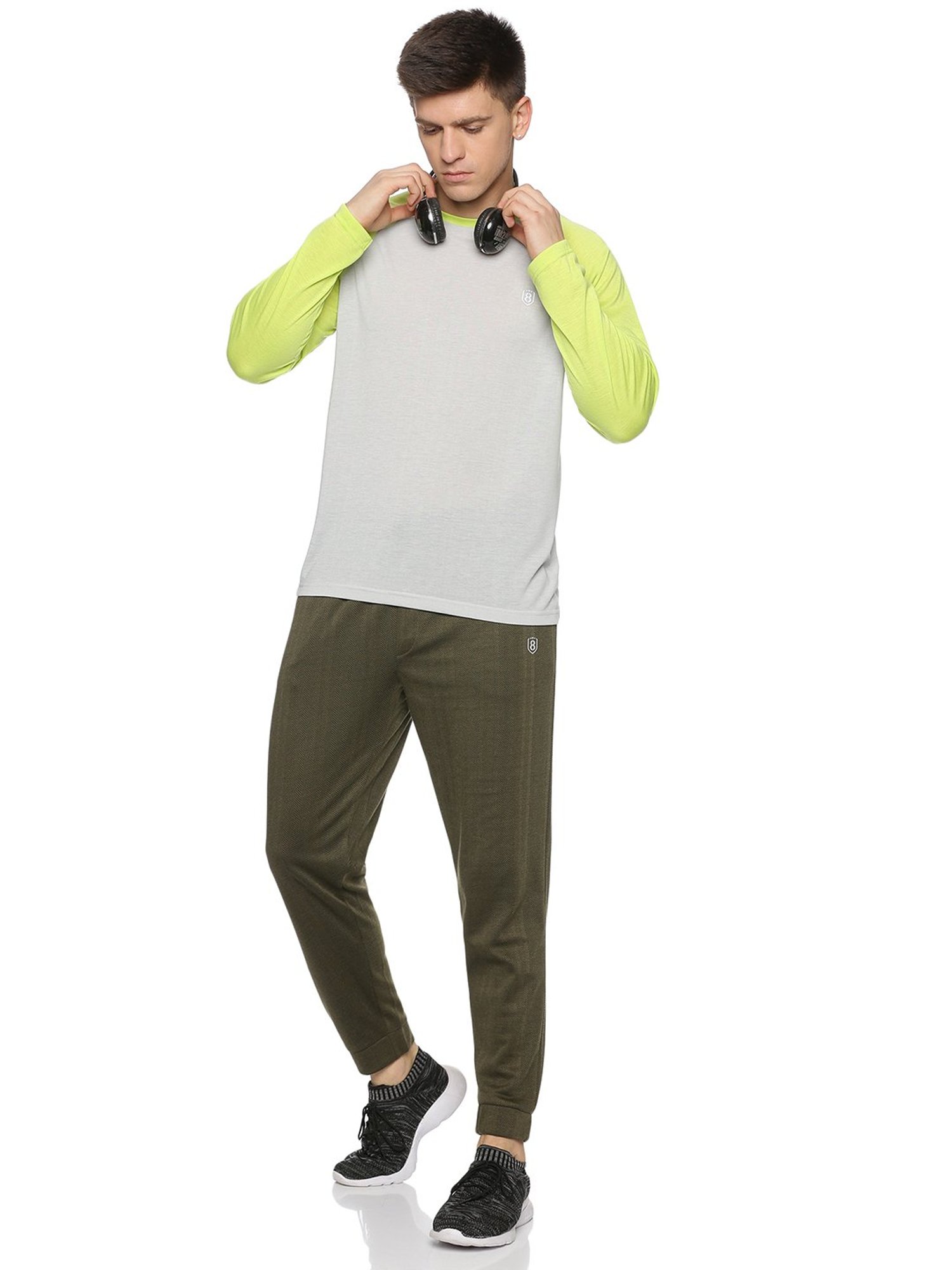 DOMIN8 Men Full Sleeves T Shirt For Running/Training/ Gym Workout/Sports