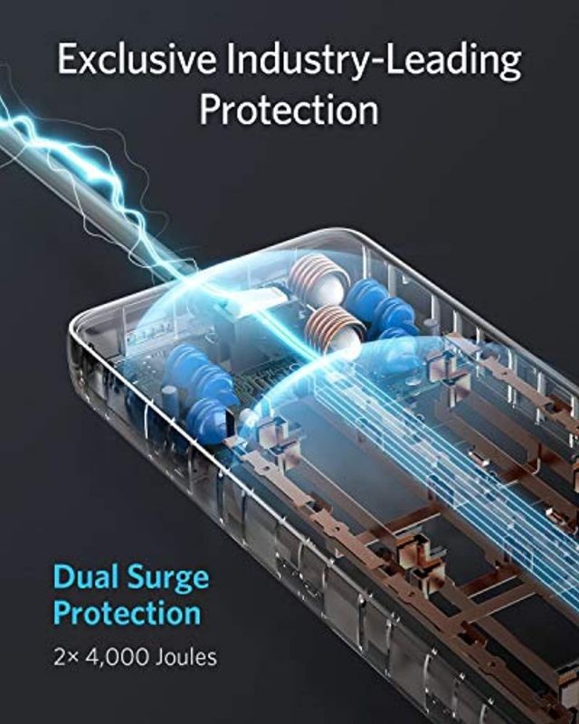 Poweradd Power Strip with USB C Power Delivery 18W, Travel Power Strip Mini with 3 Outlets, 18W USB C & QC 3.0 USB A Port, 5ft Cord, Flat Plug for Cruise Ship, Hotel, Dorm Room and Home,White