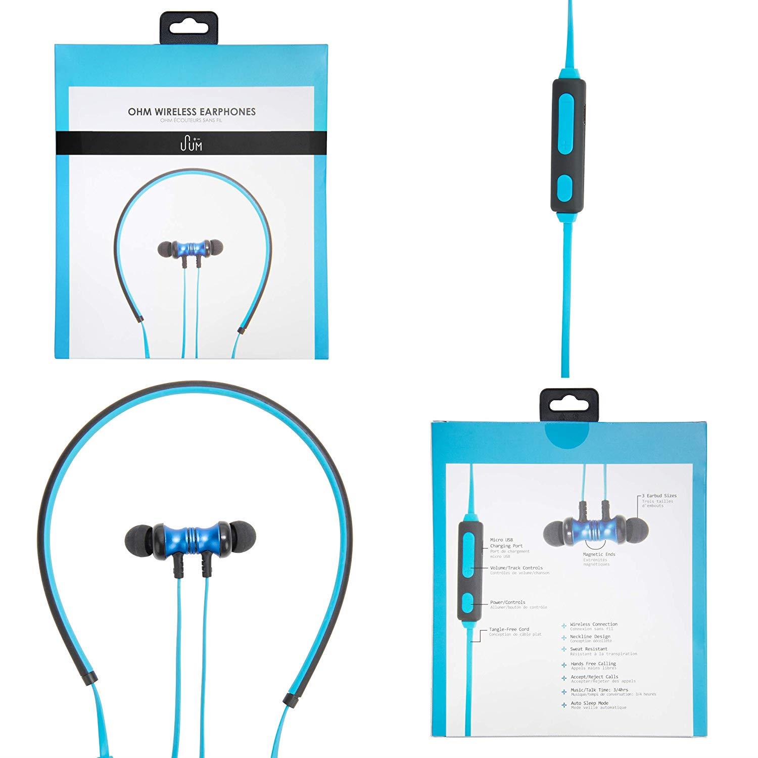 VanGoddy Glossed Black Padded Tablet Sleeve Carrying Case with Wireless Headphones for Kobo Aura Edition 2, H2O Edition 2, H2O. Clara HD