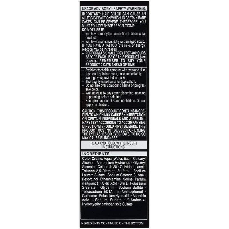 Schwarzkopf Keratin Color Dark Brown Permanent Hair Color - 6.2oz