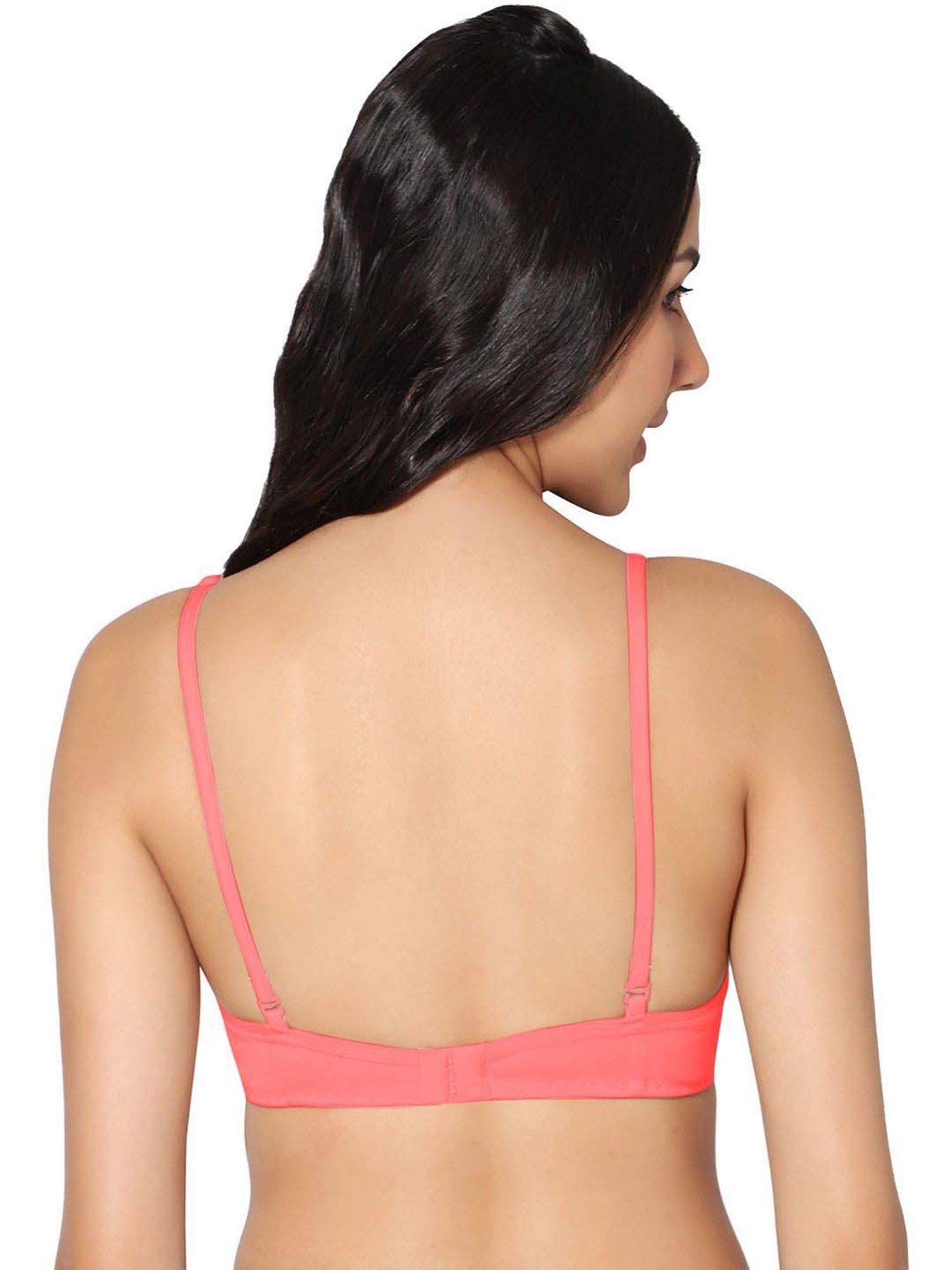 IN CARE Red & Green Cotton T-Shirt Bras - Pack Of 2