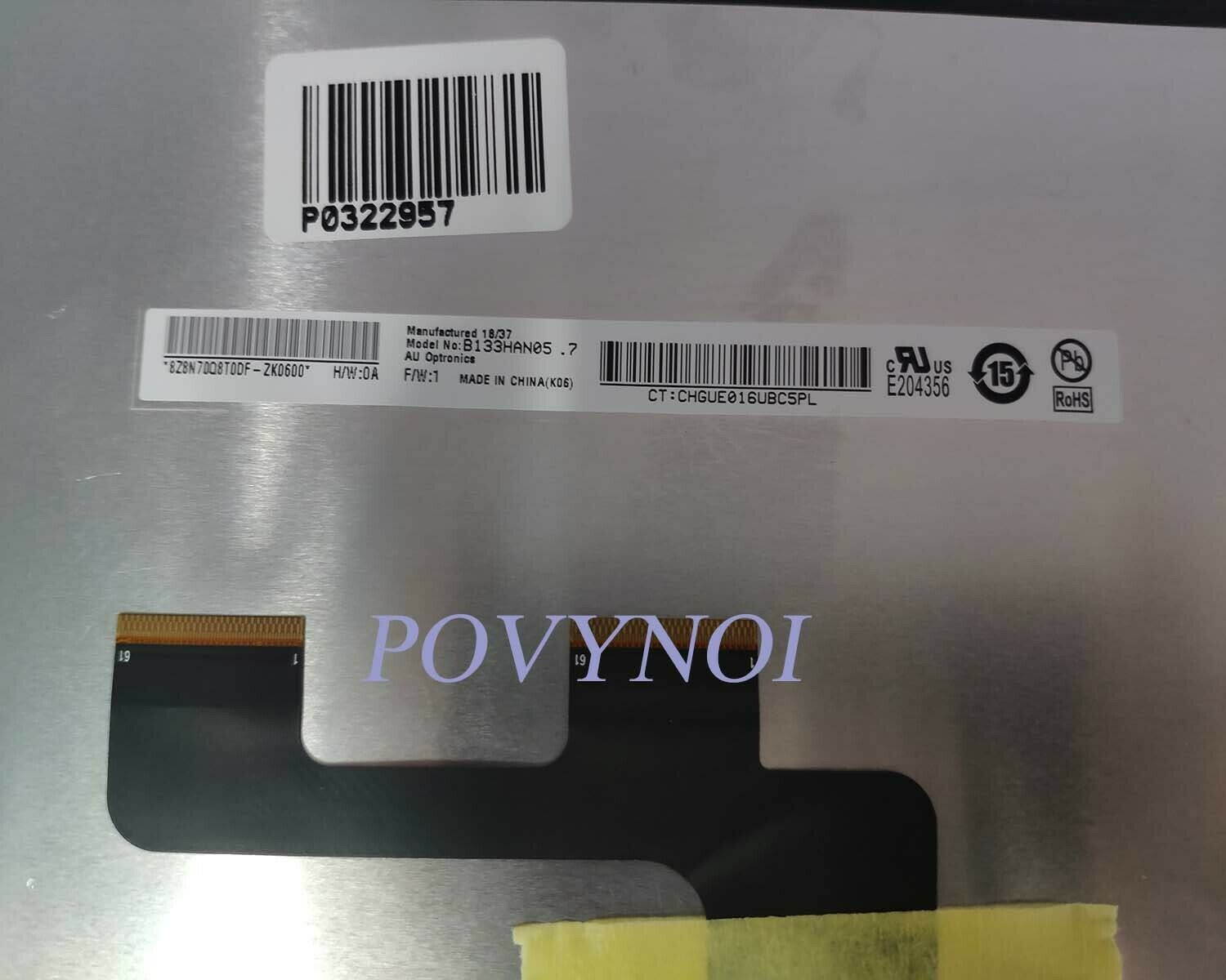 L38696-001 For HP Spectre Folio 13-ak0001la LCD display touch screen assembly