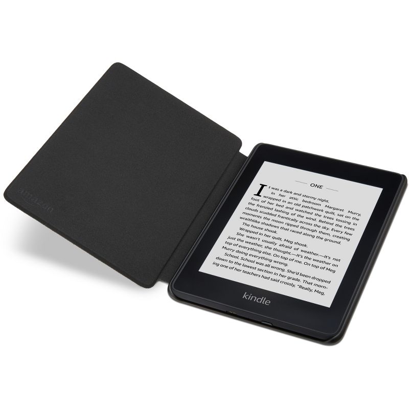 Amazon Kindle Paperwhite Water-Safe Fabric Cover (10th Generation, 2018 Release) - Charcoal Black
