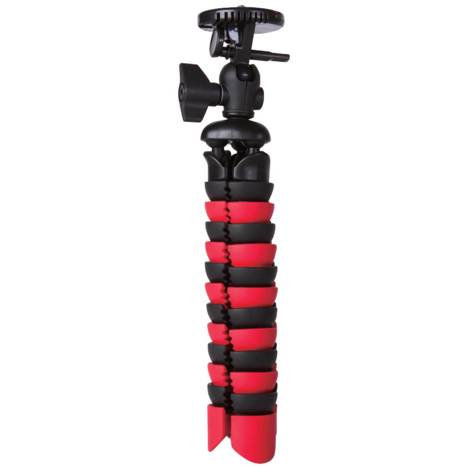 VIVITAR VIV-SP-12-RED Large Rubberized Spider Tripod (Red)