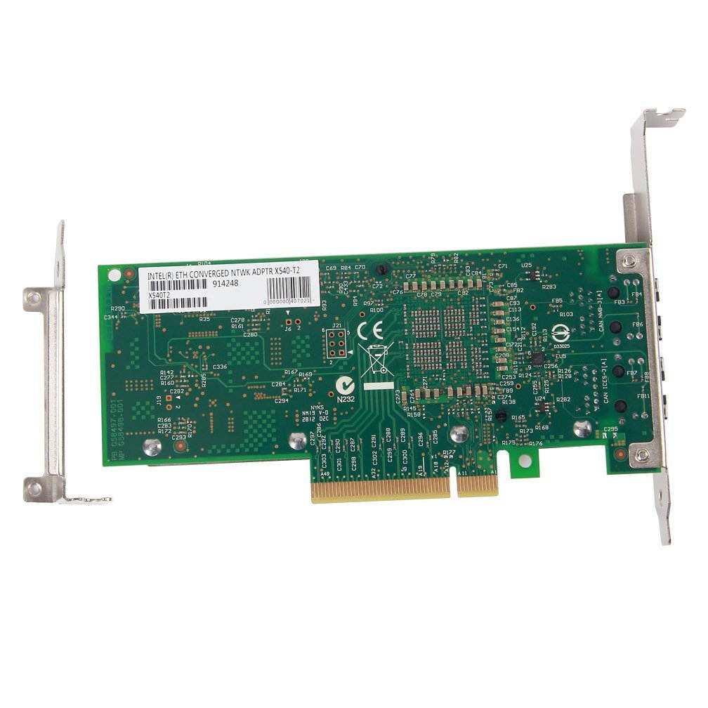Ipolex 10GbE Intel X540-T2 Converged Network Adapter(CNA/NIC), Copper Dual RJ45 Port