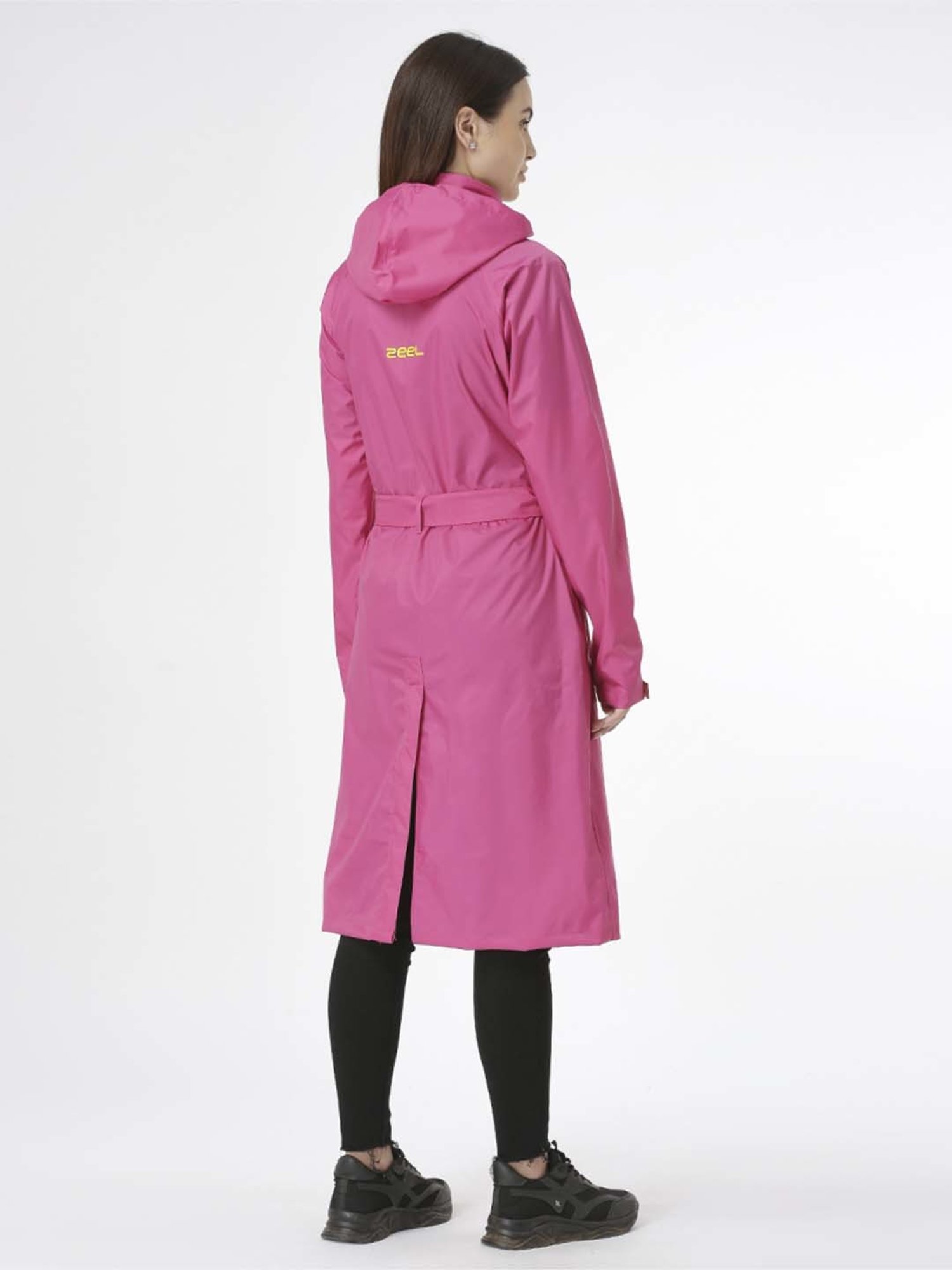 Zeel Pink Regular Fit Rain Jacket