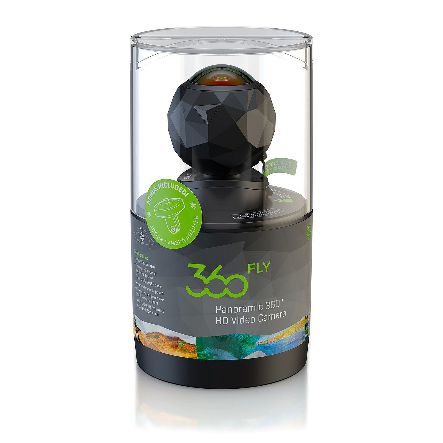 360fly Panoramic 360 Degree HD Video Camera