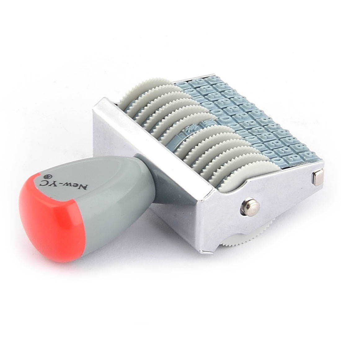 Office Rubber 12 Band Rolling Wheel 0-9 Digit Date Printer Numbering Stamp