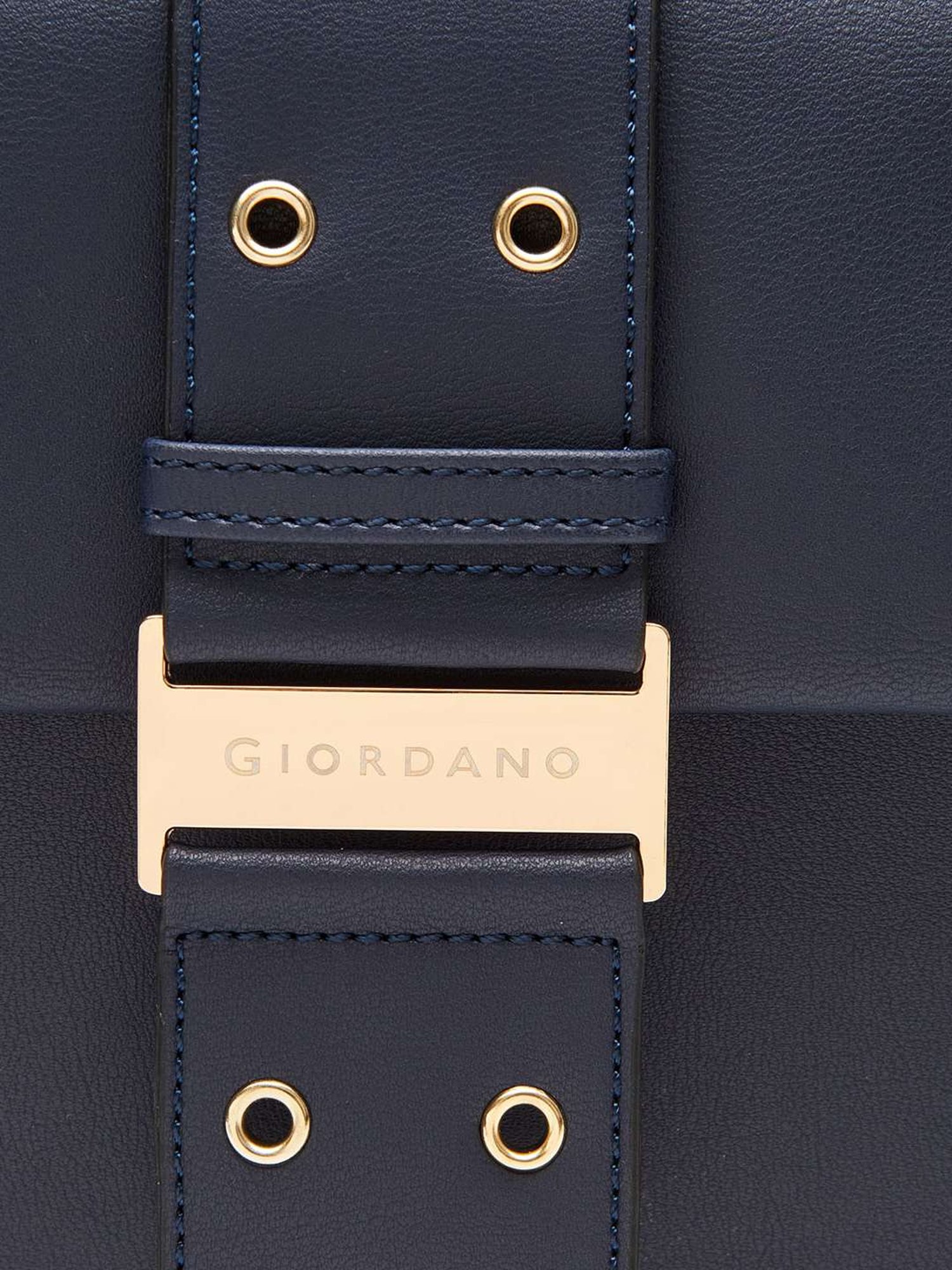Giordano Blossoms 2020 Navy Solid Medium Shoulder Handbag