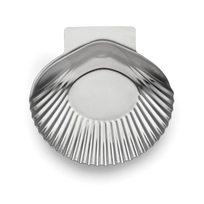12pk Grillable Stainless Steel Clam Shells - Outset