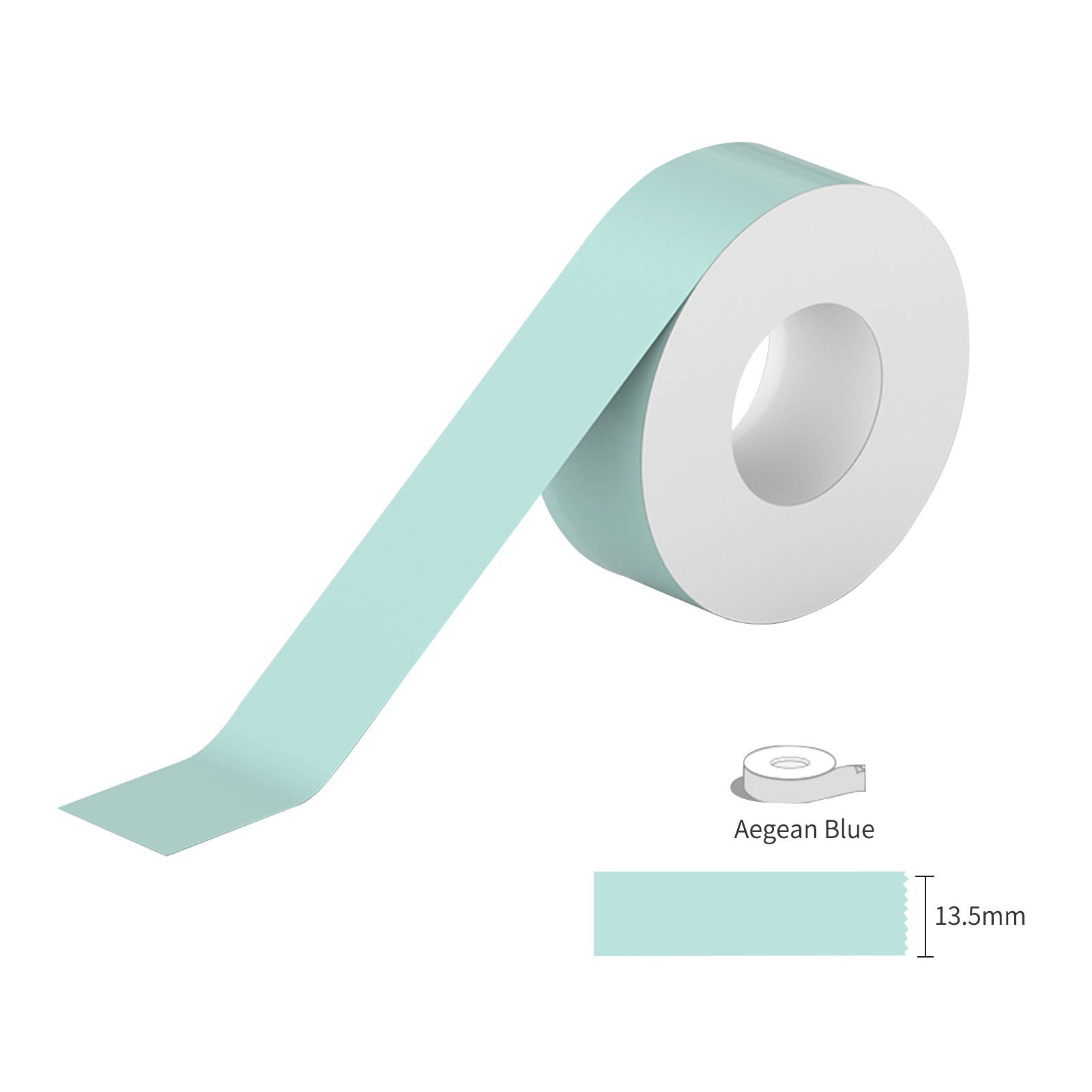 PeriPage 1 Roll Adhesive Label Paper Cute Pattern Sticky Tape Thermal Printing Paper Name Price Barcode Sticker Home Office Organization Waterproof Oil-proof Tear-Resistant for PeriPage L1 Mini Pocket