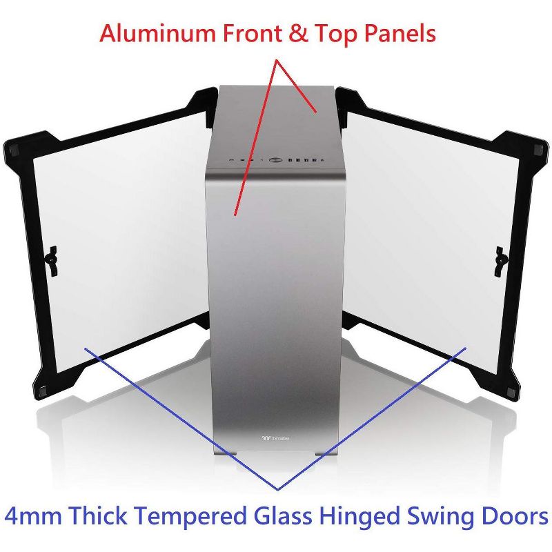 Fractal Design Node 202 Computer Case - Black - 2 x Bay - 1 x 450 W - Power Supply Installed - Mini ITX Motherboard Supported - 7.72 lb