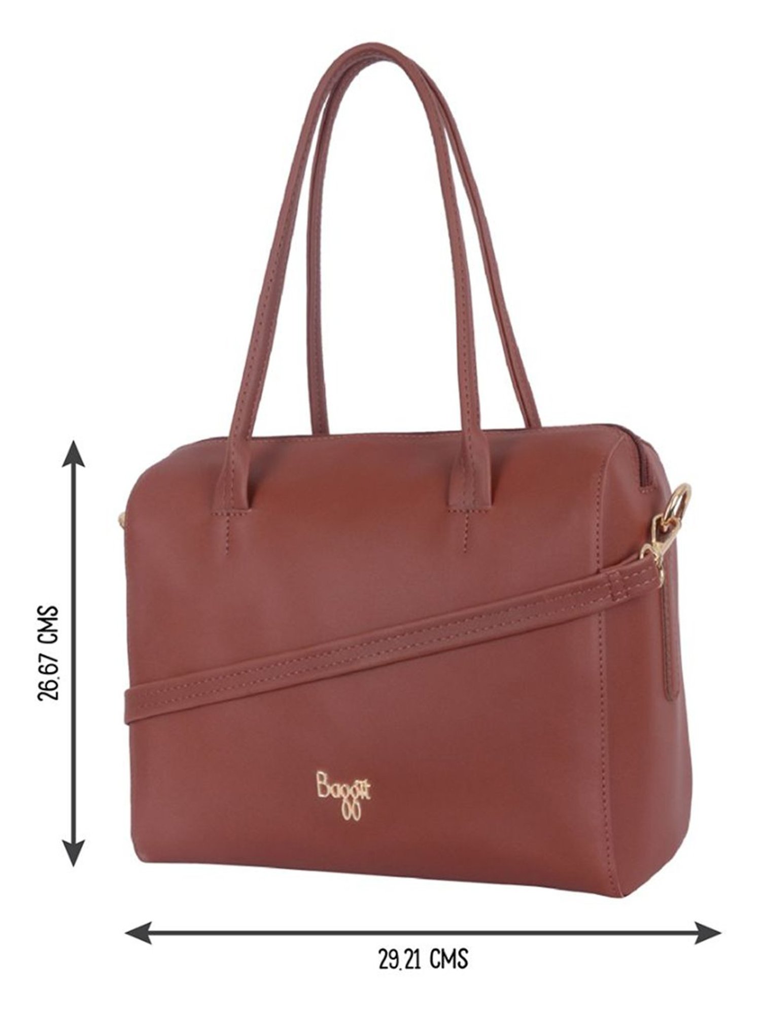 Baggit Maroon Medium Handbag