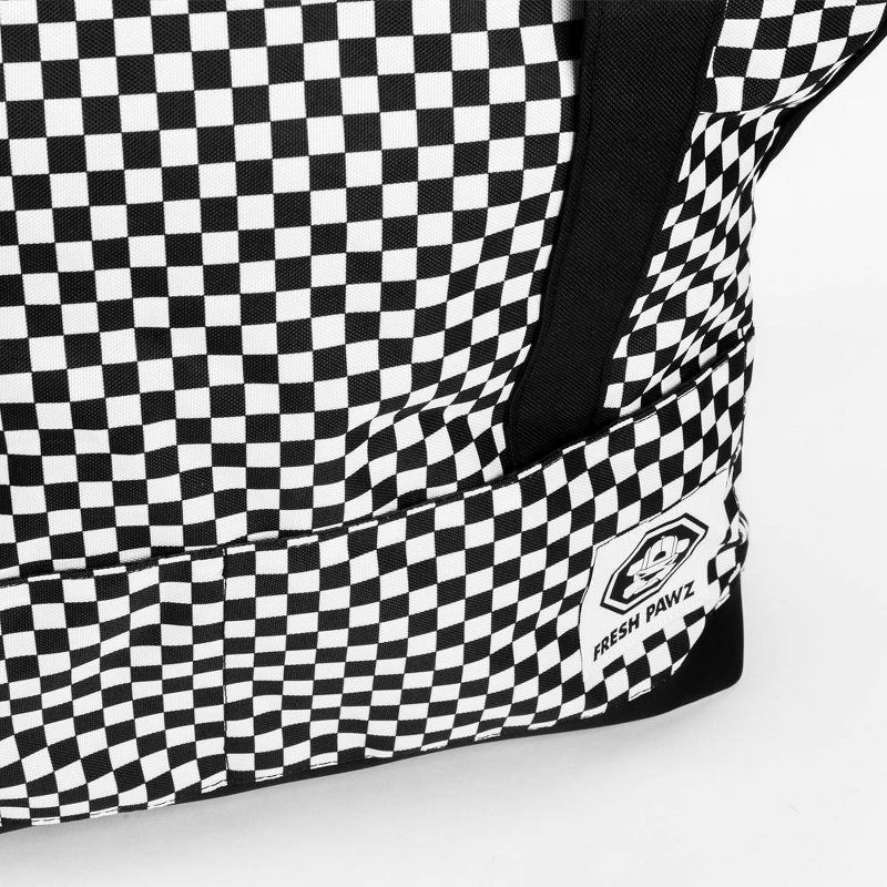 Fresh Pawz Checkerboard Dog Carrier Bag