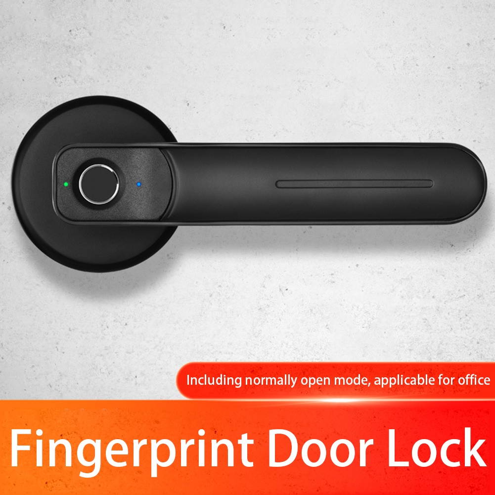 Smart Biometric Fingerprint Door Lock Semiconductor With 2pcs Keys Home Office