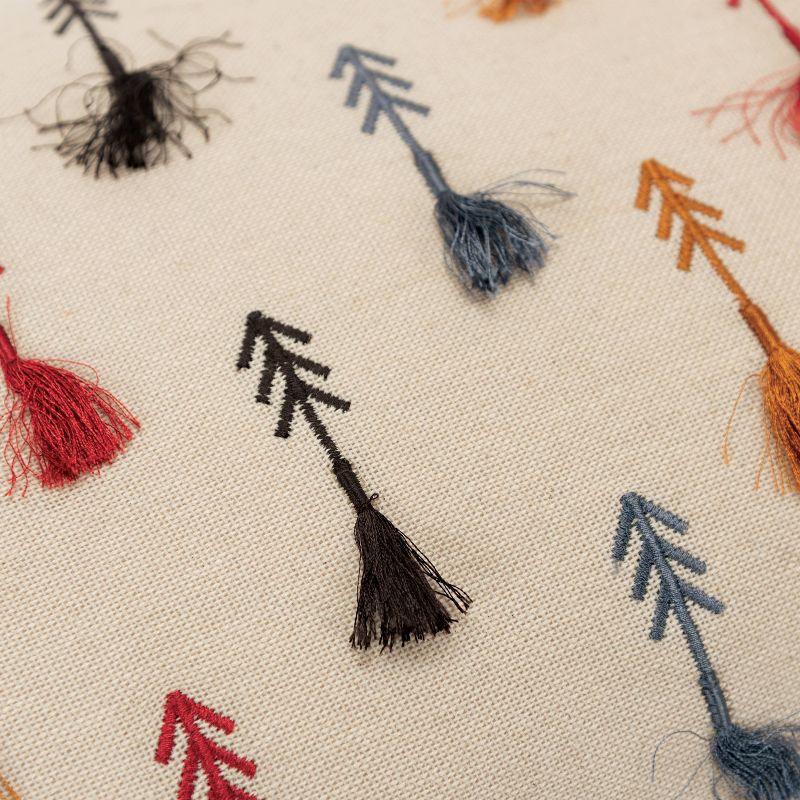 14"x26" Arrow Polyester Filled Pillow Black - Rizzy Home