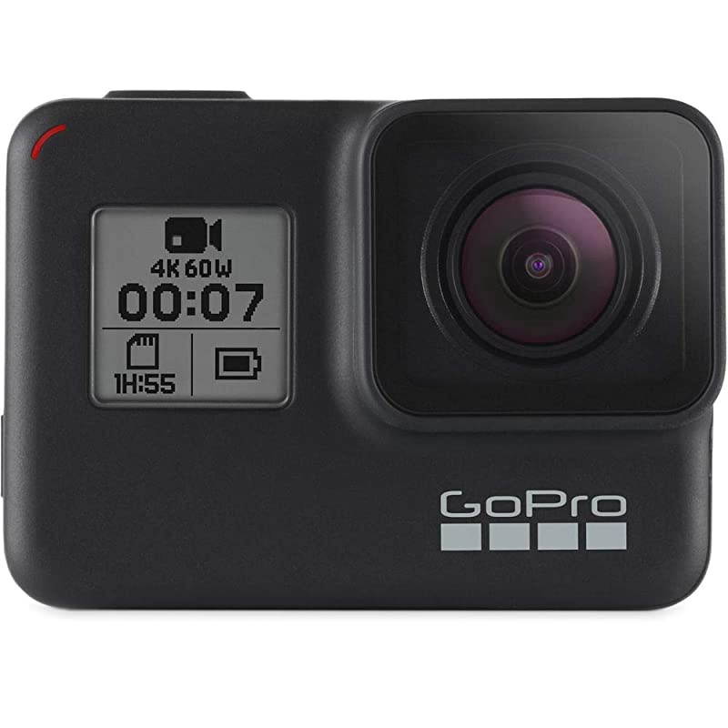 HERO7 Black - Waterproof Action Camera with Touch Screen, 4K HD Video, 12MP, Live Streaming and Stabilization - with 64GB Card and 50 Piece Accessory Kit - Ecommerce Packaging - Loaded Bundle