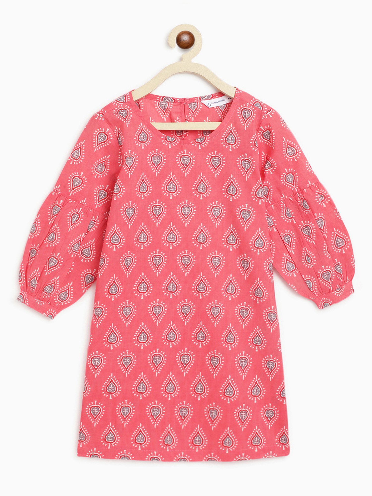 Peppermint Kids Navy Regular Fit Kurta Set