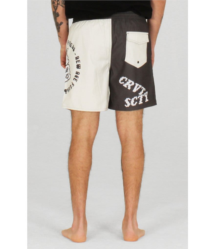 Lira Clothing 18#double; Outseam Sangamon Elastic Waist Swim Trunks