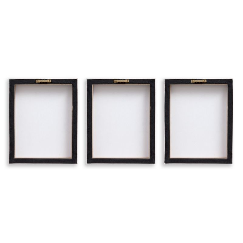 8"x10" 3pc Succulents on Wood Canvas Art Green - Patton Wall Decor