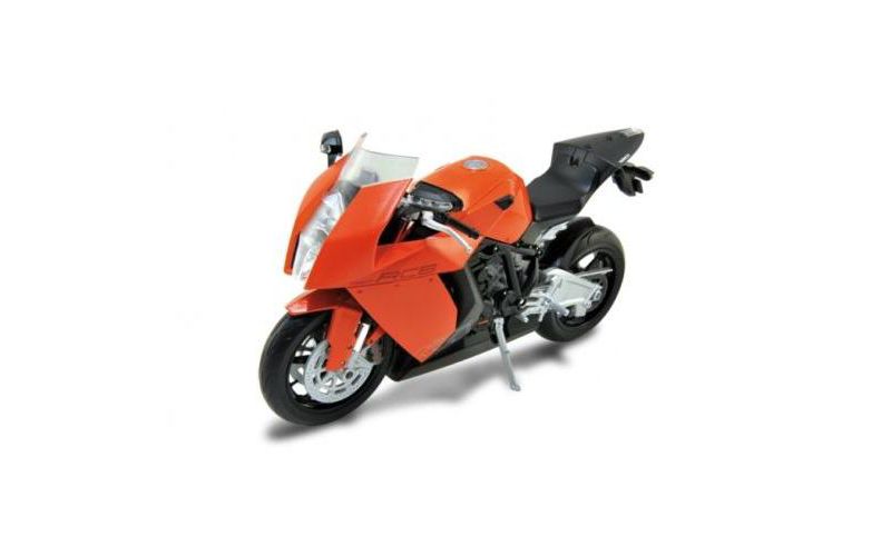 KTM 1190 RC8 Orange 1/10 Diecast Motorcycle Model by Welly
