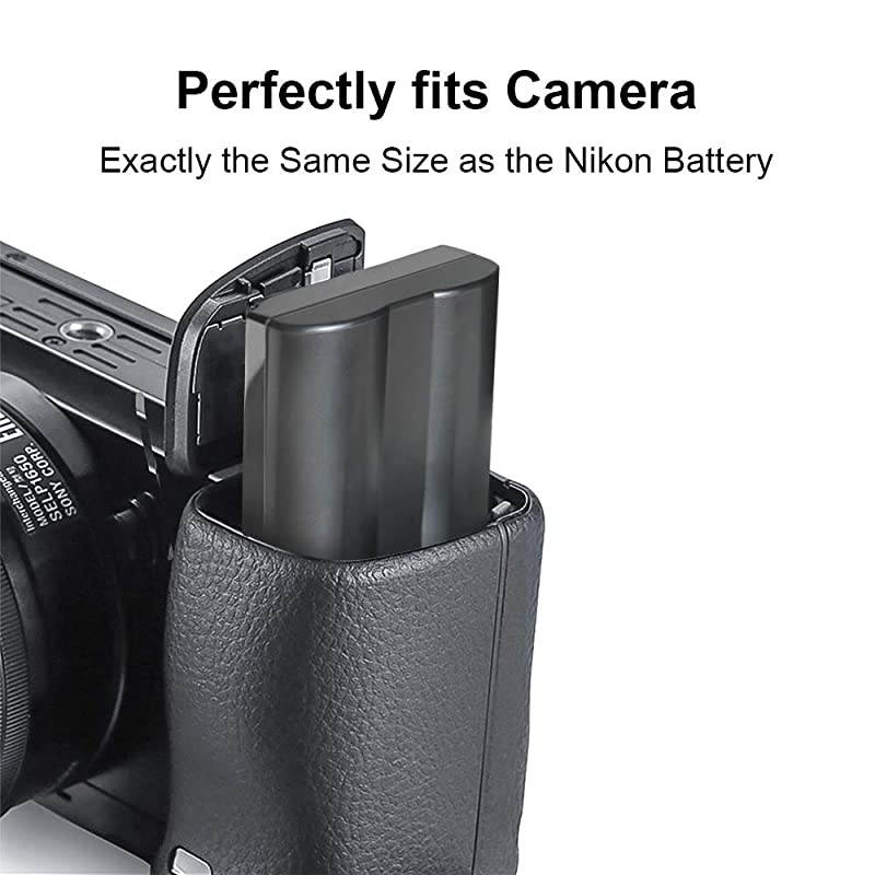 ENEL1515a Battery Charger Set for Nikon ENEL15  2Pack 2000mAh Battery USBC Micro Dual Charger Compatible with Nikon D750 D7500 D850 D810 D810A D800 D800E D7200 D500 D610 D600