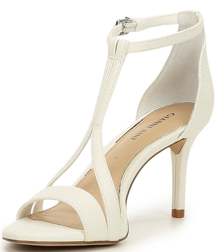 Gianni Bini Bridal Collection Shaylinn Glitter T-Strap Sandals