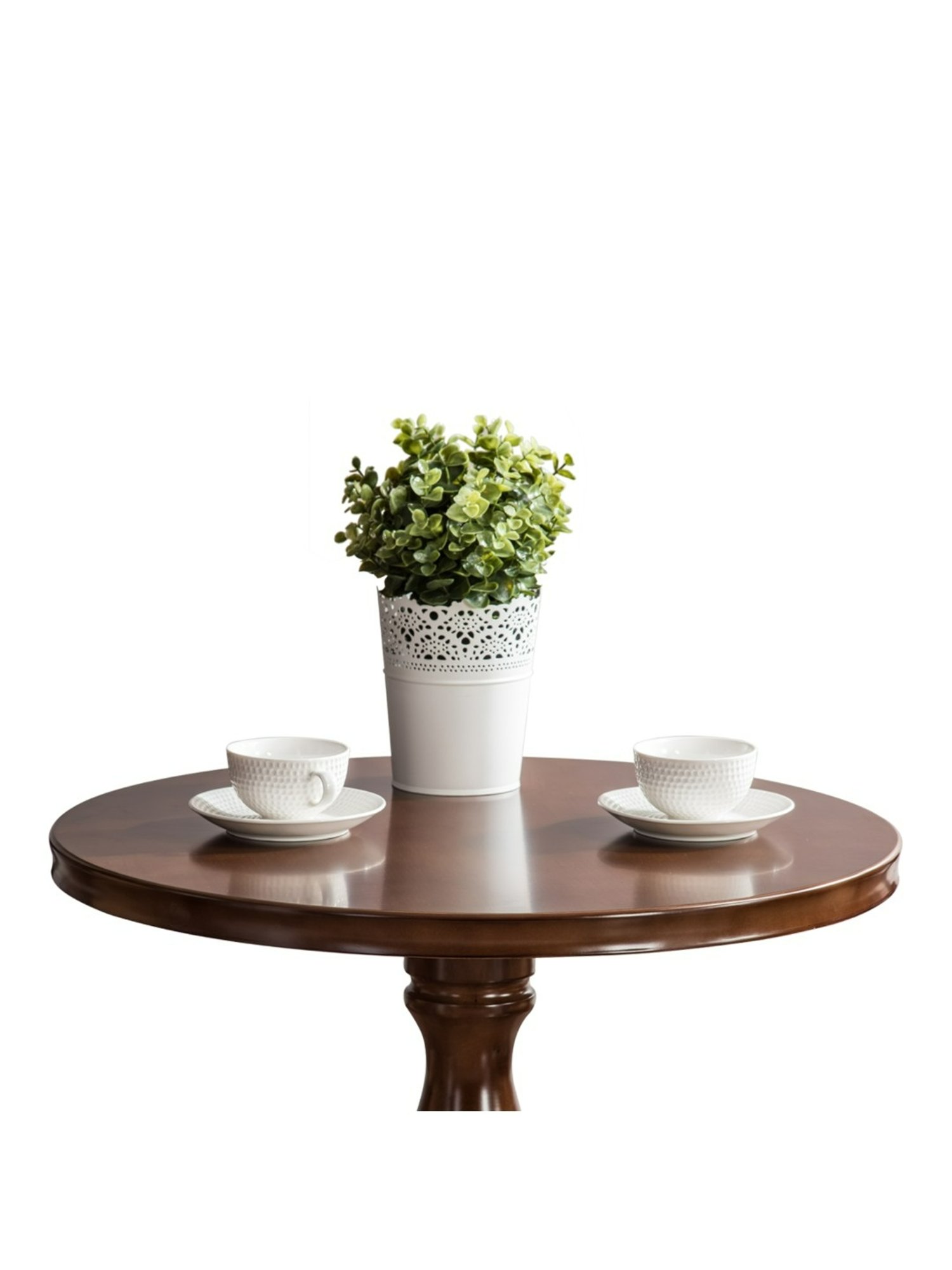 Durian Brighton Contemporary Brown Solid Wood Coffee Table Set Walnut Finish