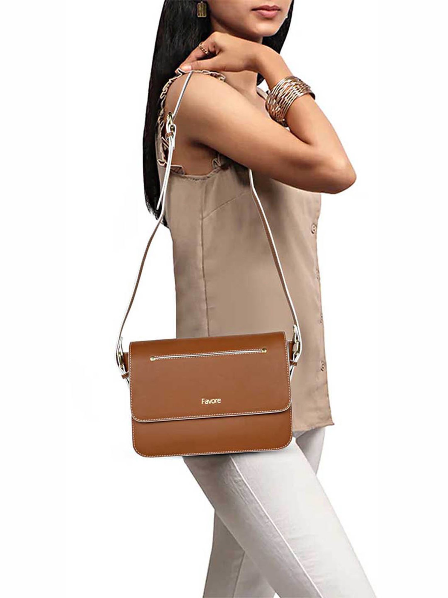 Favore Tan Solid Medium Slings
