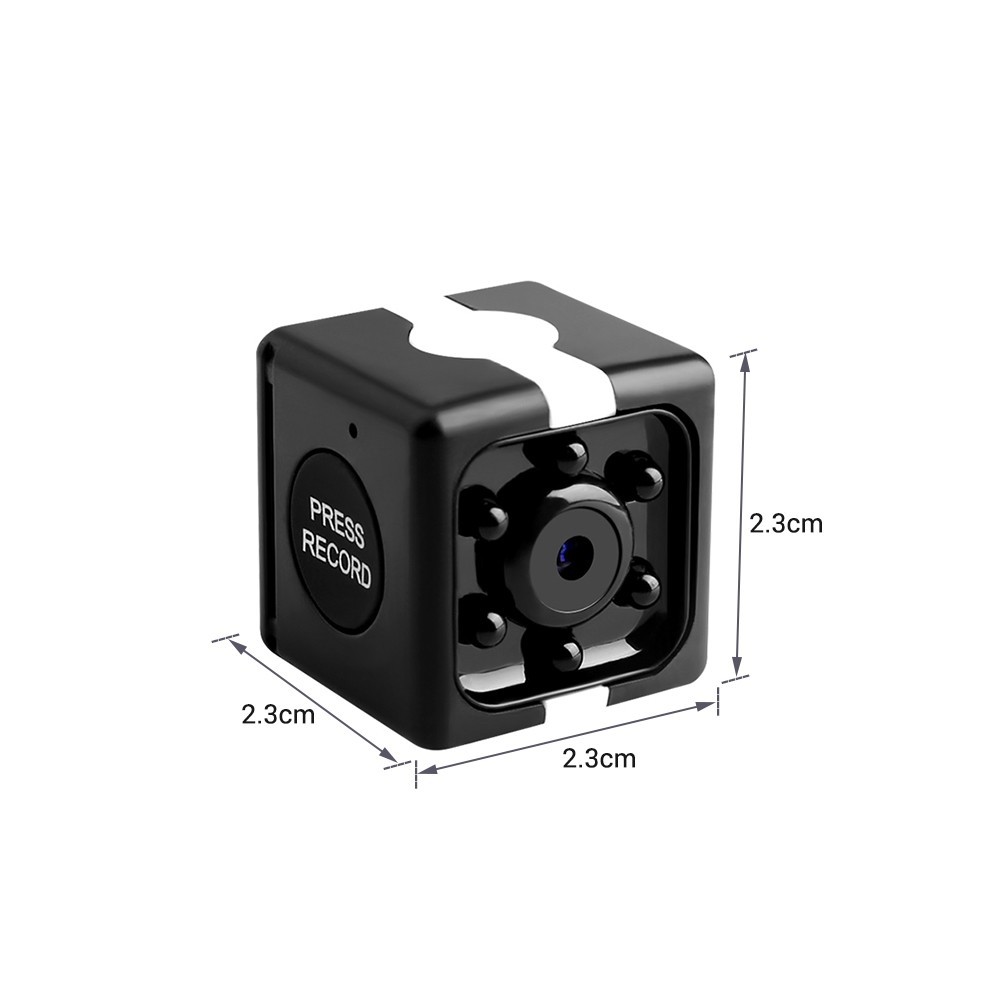 Mini Cube Camera 720P HD IR Night Vision 120&deg; Wide Angle 32GB Extended Memory