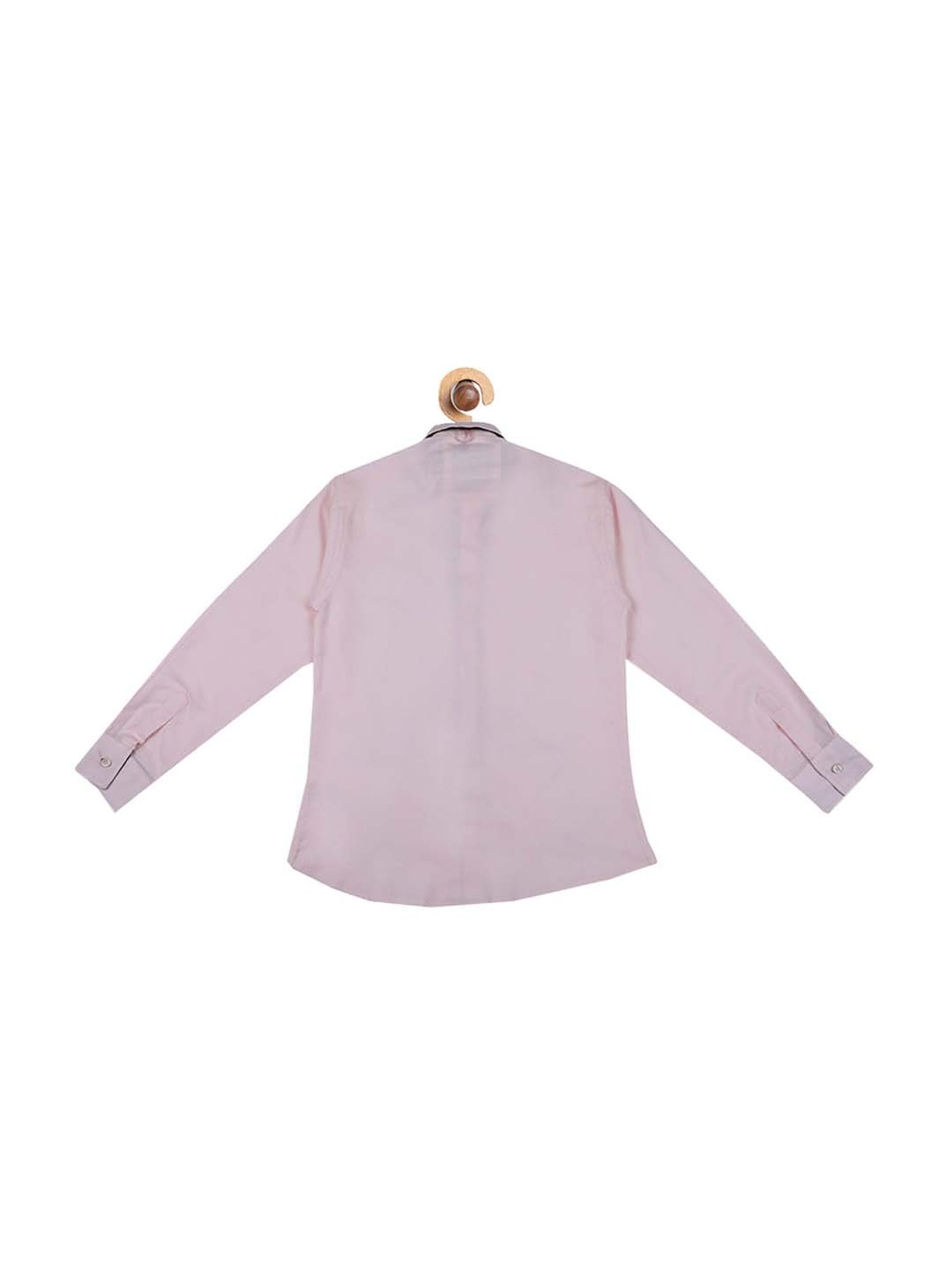 Blue Giraffe Kids Pink Regular Fit Shirt