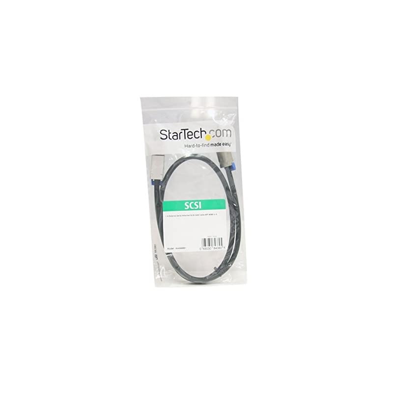 com 1m External Mini SAS Cable Serial Attached SCSI SFF8088 to SFF8088 2x SFF8088 M 1 meter Black ISAS88881