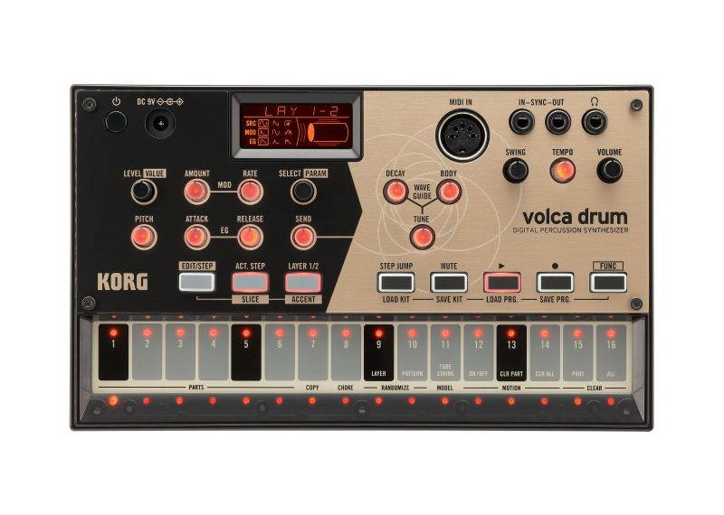 korg volca drum digital percussion synthesizer